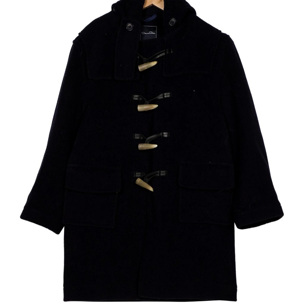 Oscar De La Renta Boys' Wool Hooded Dress Coat